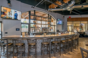 The Point Patio Bar & Bistro interior bar by BMY Construction